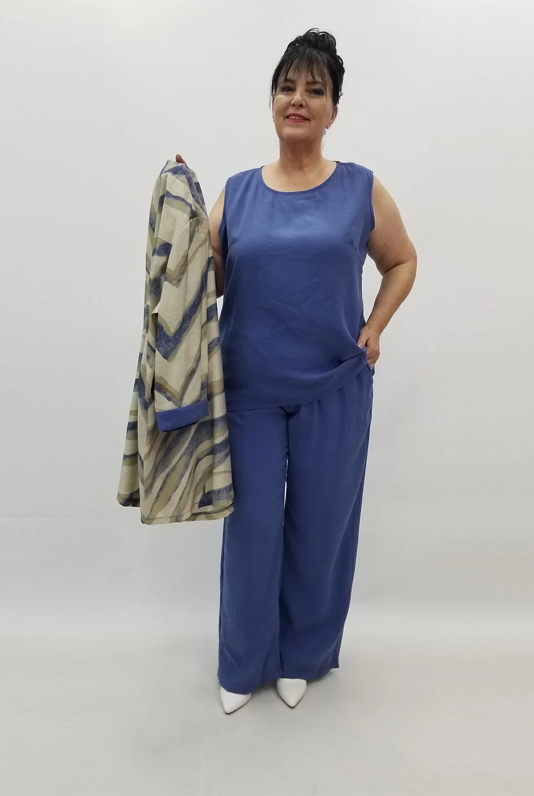 Miraggio Büyük Beden Takım 99516 İNDİGO