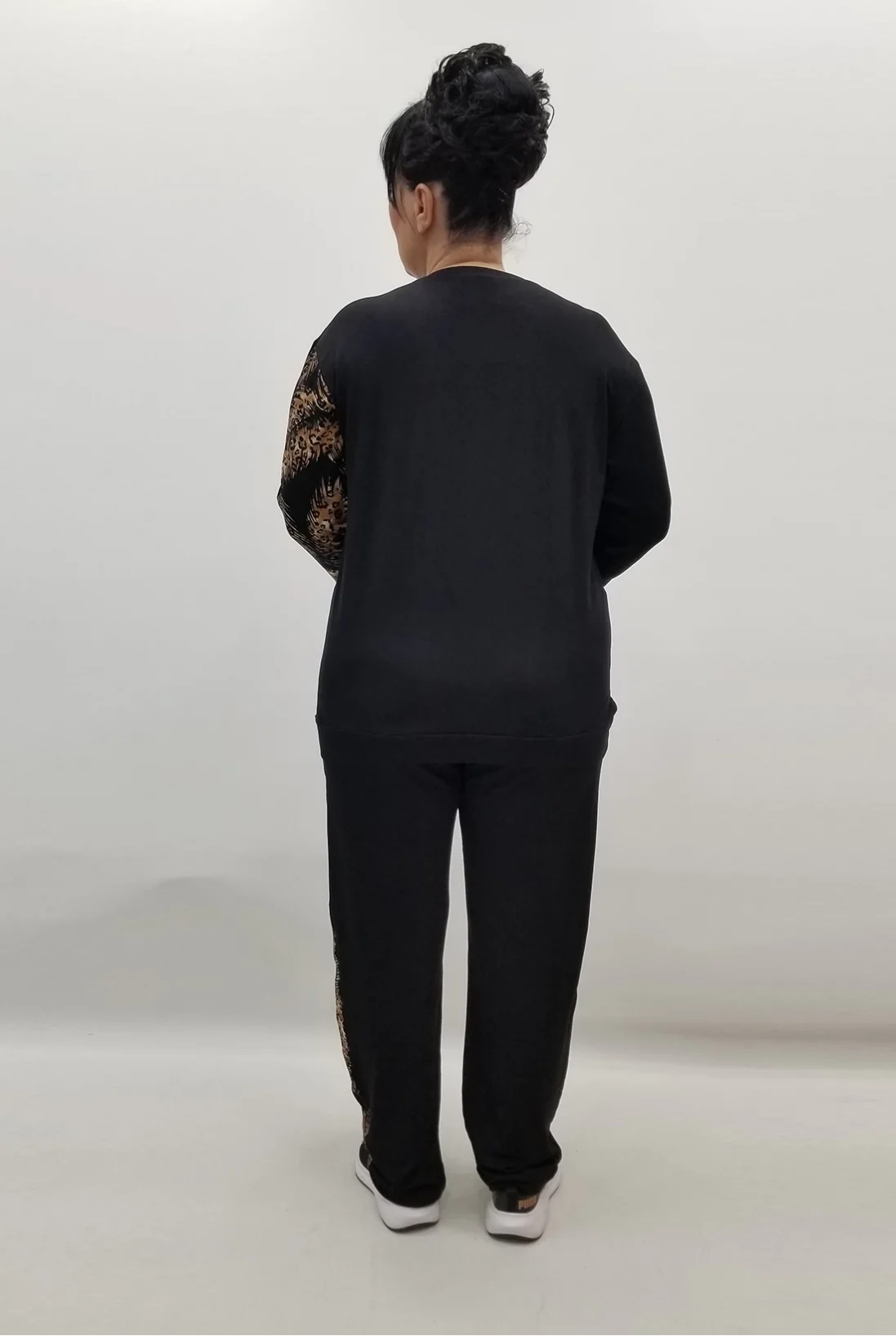 Miraggio Büyük Beden Takım 99517 KAHVE-SİYAH