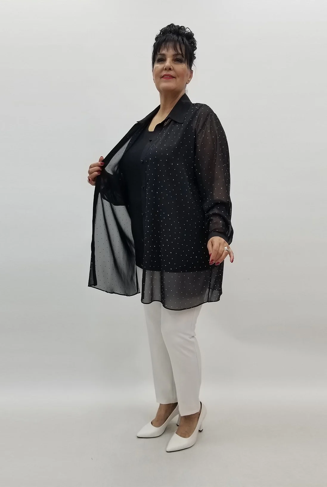 Miraggio Büyük Beden Takım 99549 SİYAH