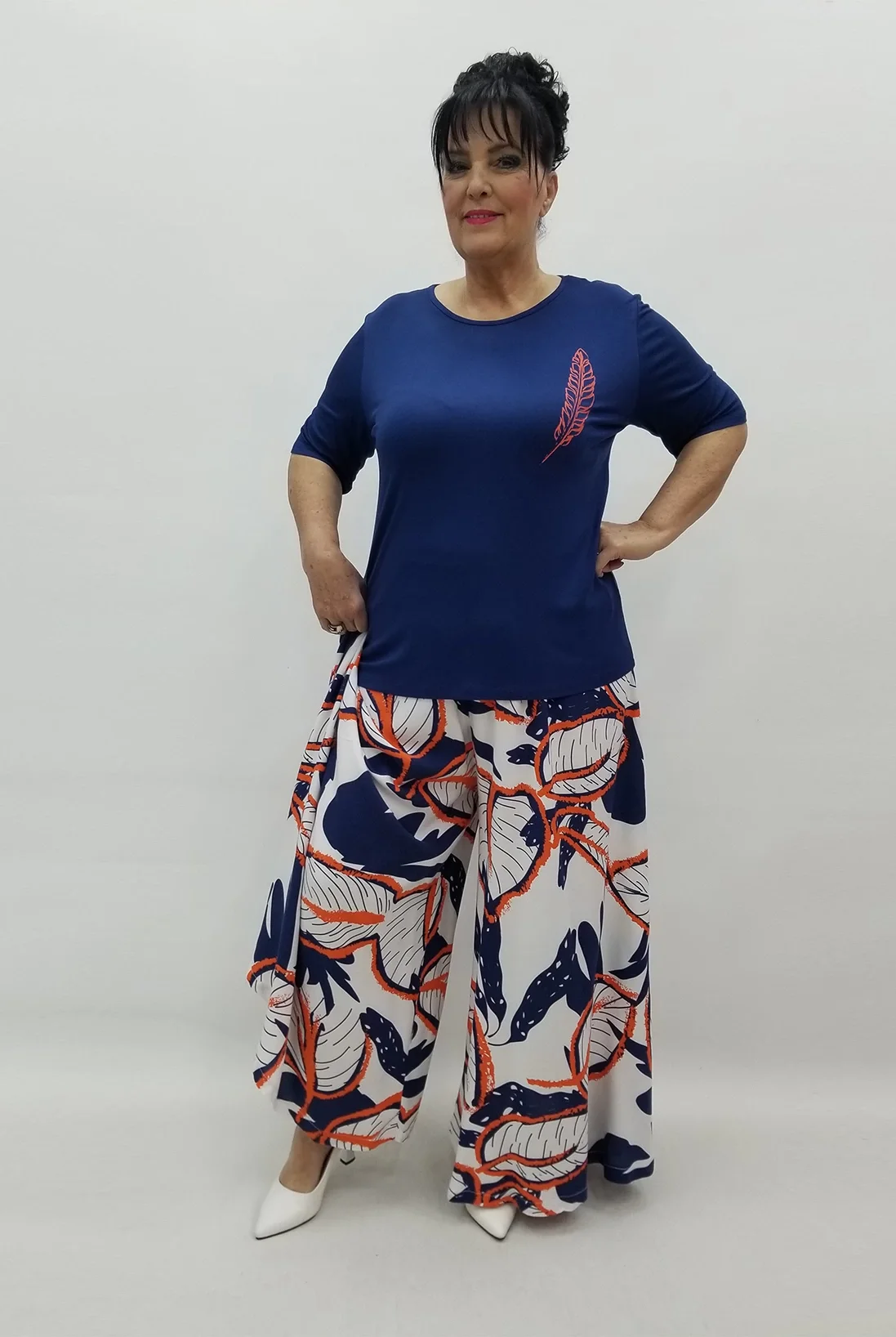 Miraggio Büyük Beden Takım 99576 İNDİGO