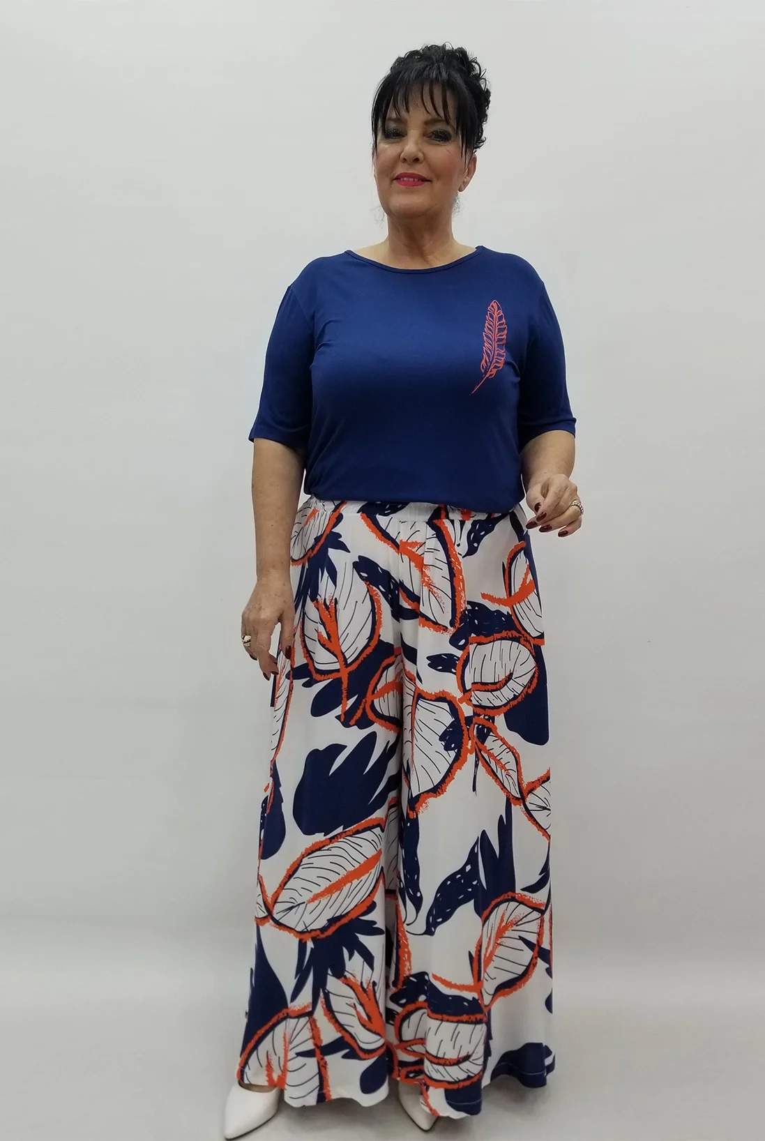 Miraggio Büyük Beden Takım 99576 İNDİGO