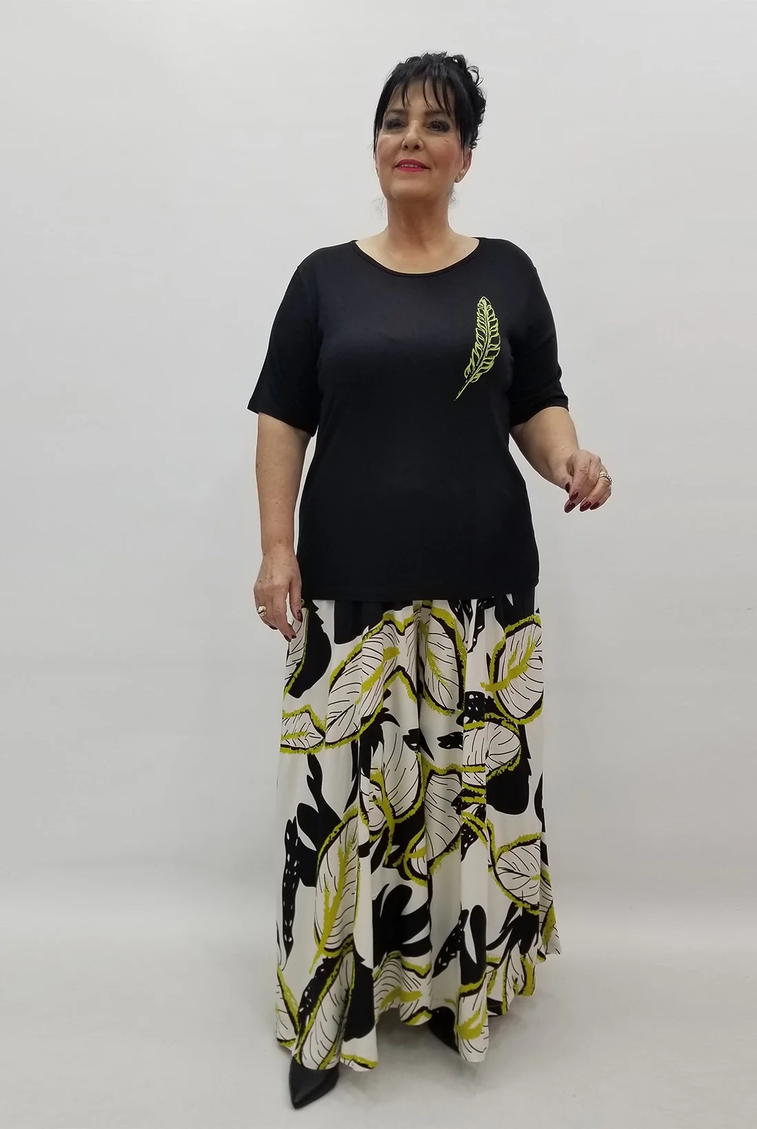 Miraggio Büyük Beden Takım 99576 SİYAH