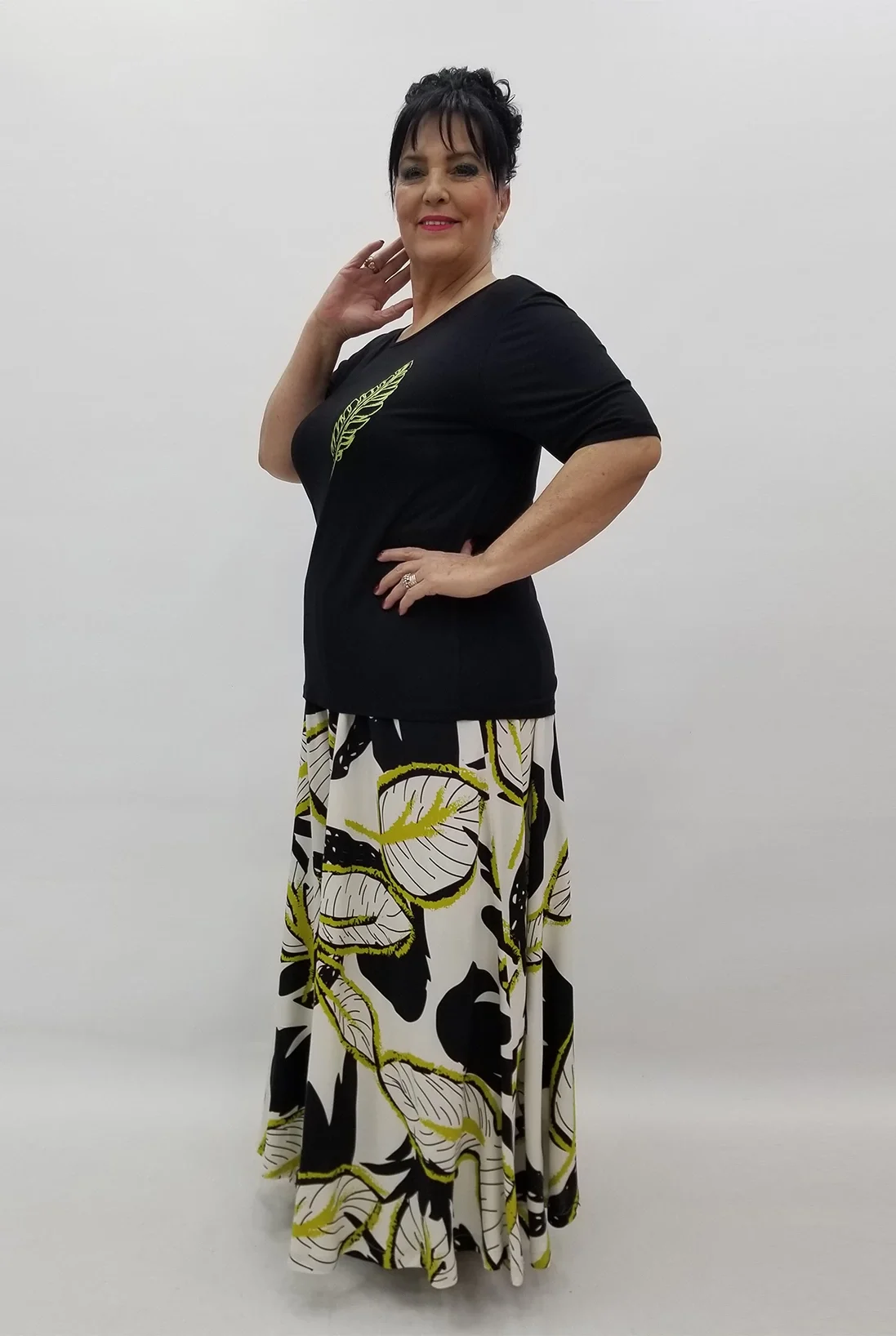 Miraggio Büyük Beden Takım 99576 SİYAH