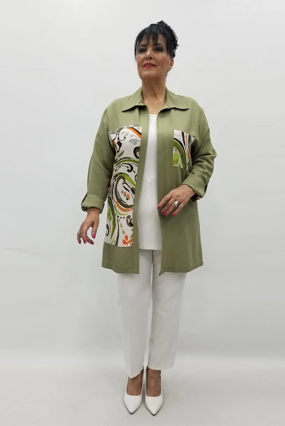 Miraggio Büyük Beden Takım 99613 HAKİ