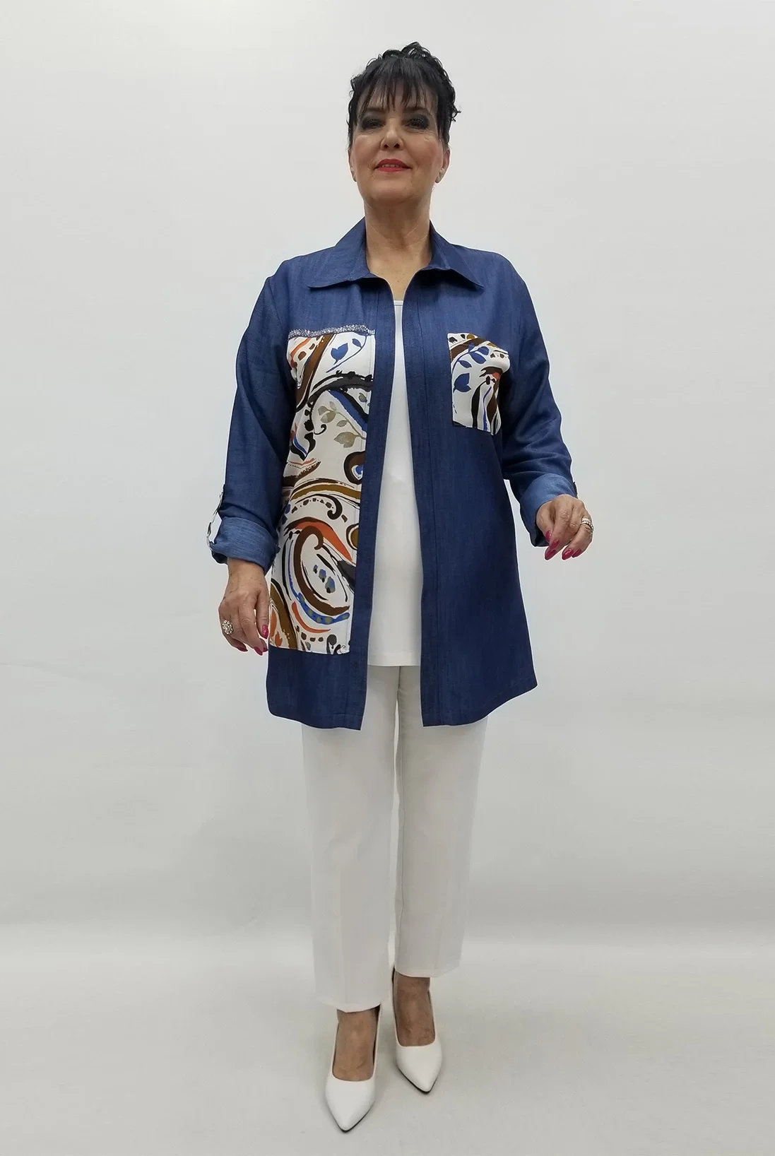 Miraggio Büyük Beden Takım 99613 İNDİGO