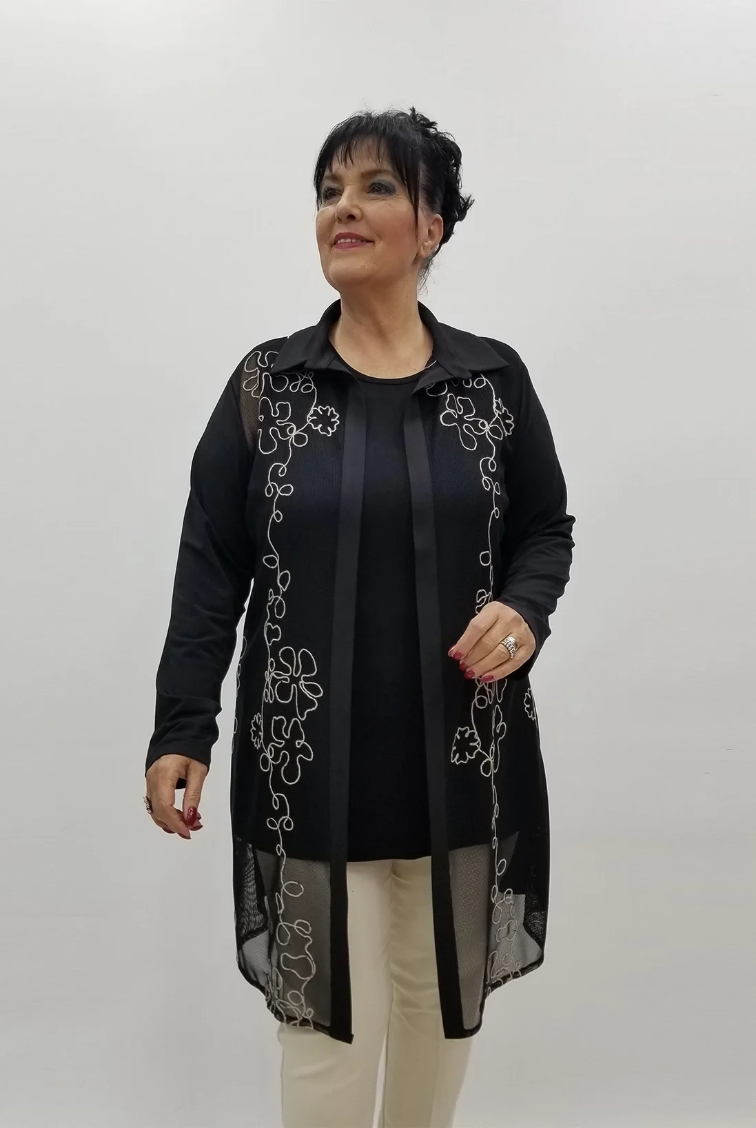 Miraggio Büyük Beden Takım 99617 SİYAH