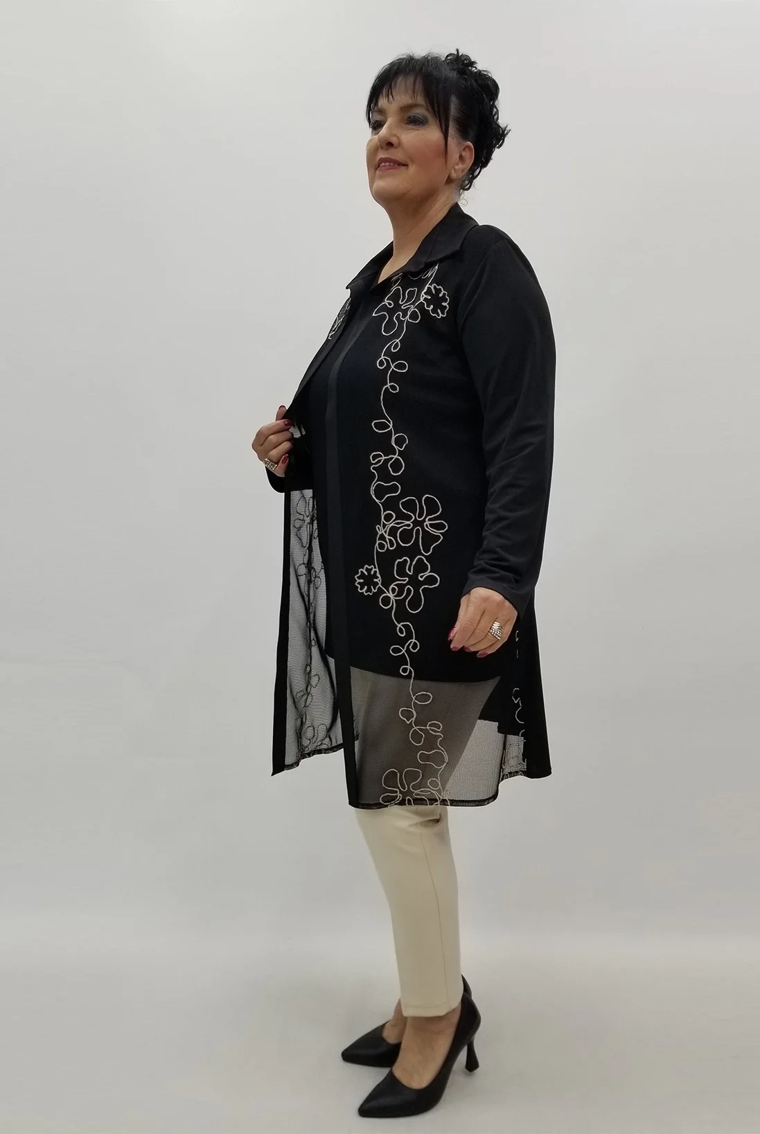 Miraggio Büyük Beden Takım 99617 SİYAH