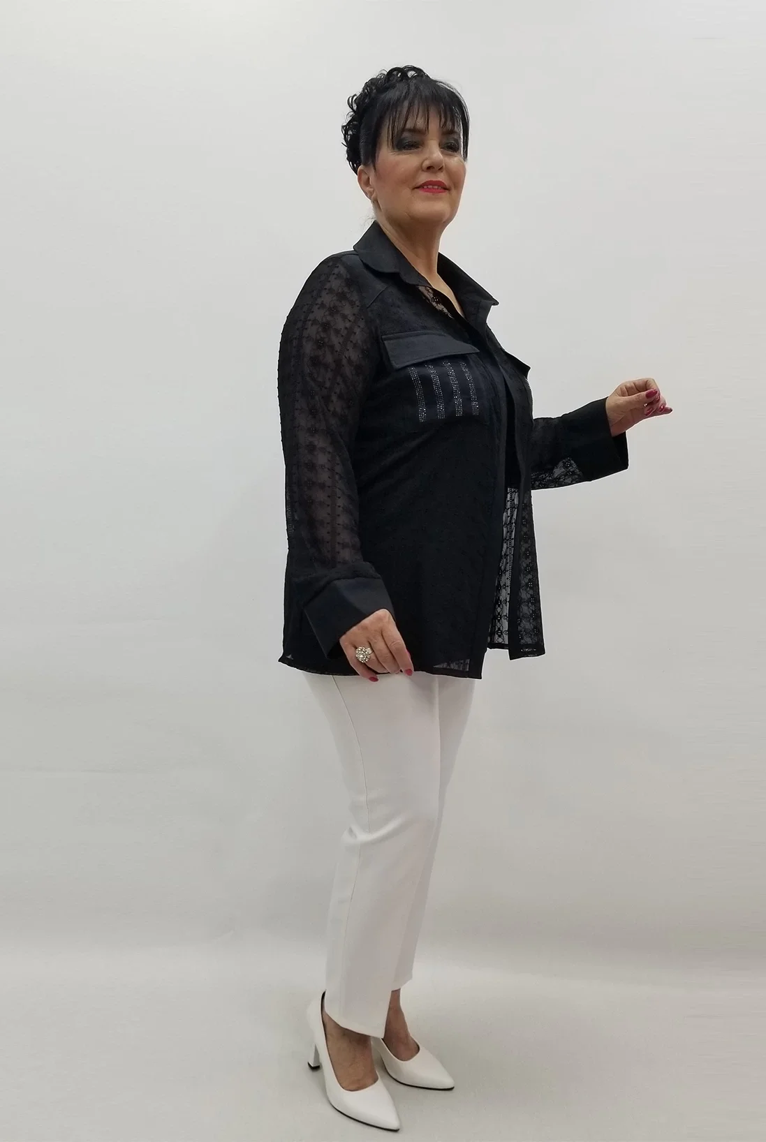 Miraggio Büyük Beden Takım 99618 SİYAH