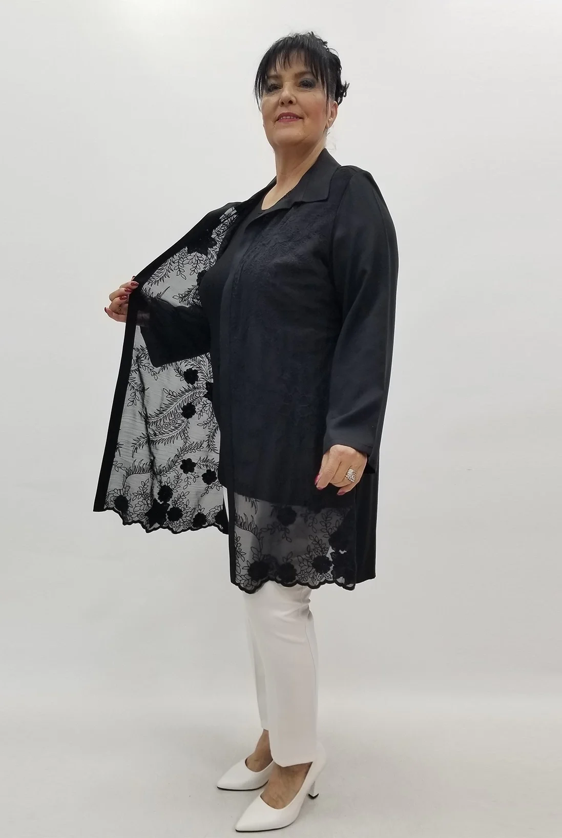 Miraggio Büyük Beden Takım 99619 SİYAH