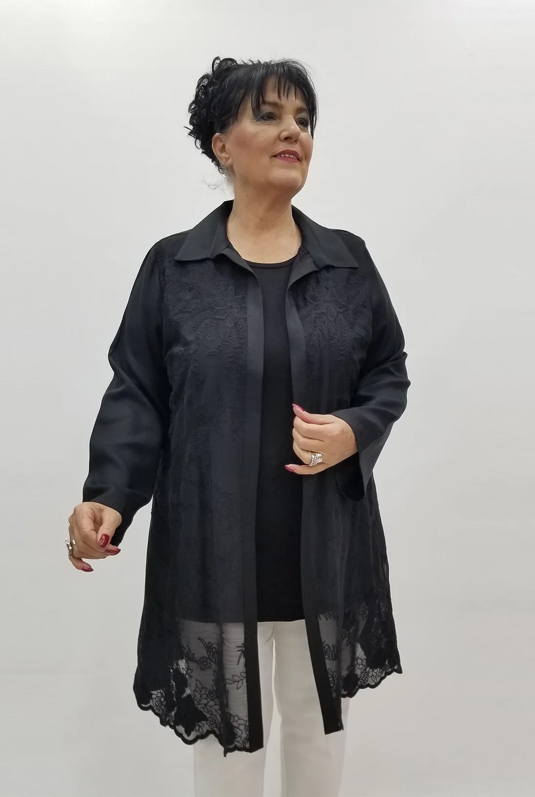 Miraggio Büyük Beden Takım 99619 SİYAH