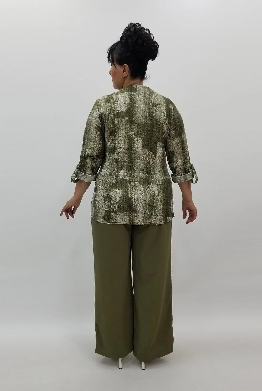 Miraggio Büyük Beden Takım 99652 HAKİ