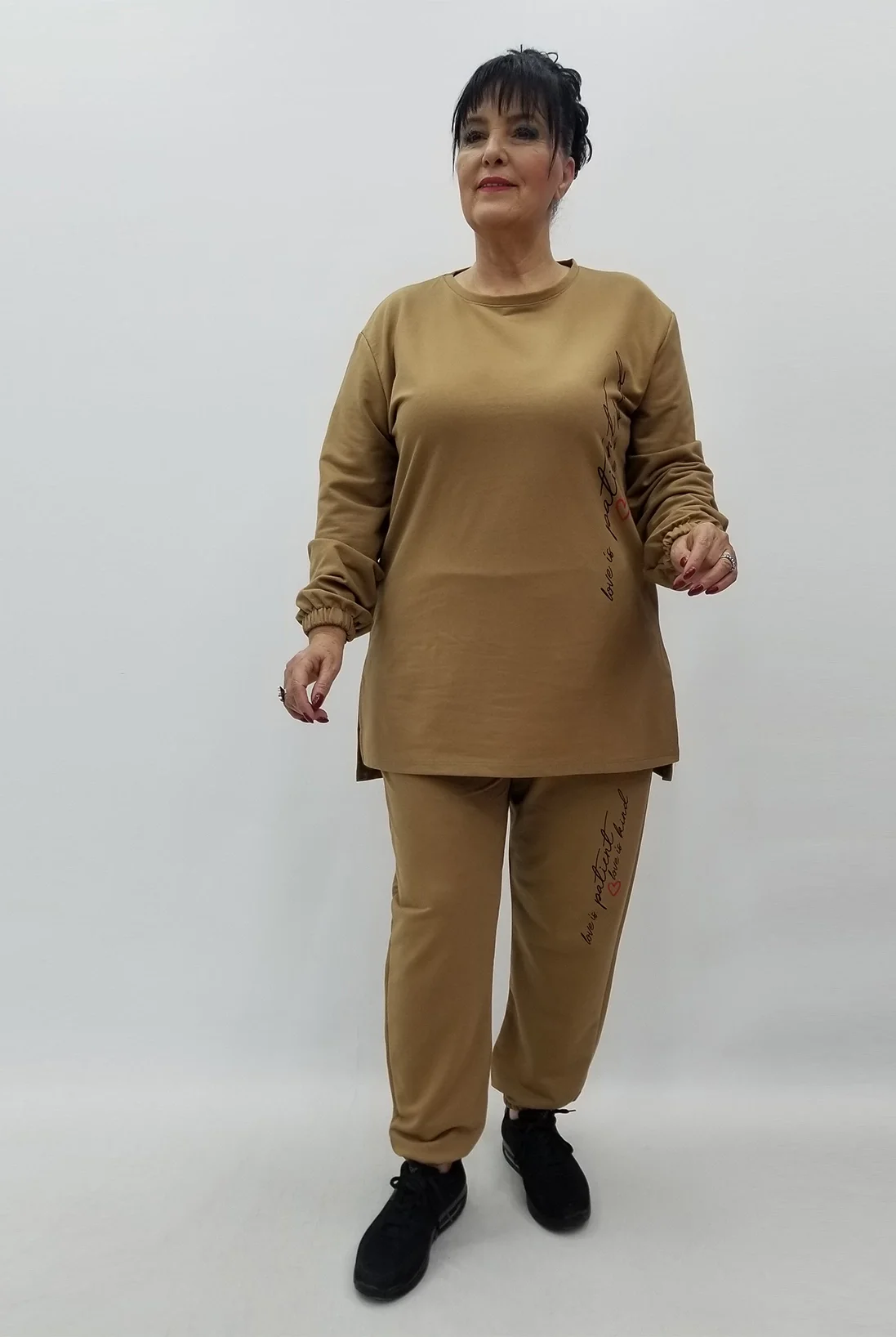 Miraggio Büyük Beden Takım 99658 BEJ