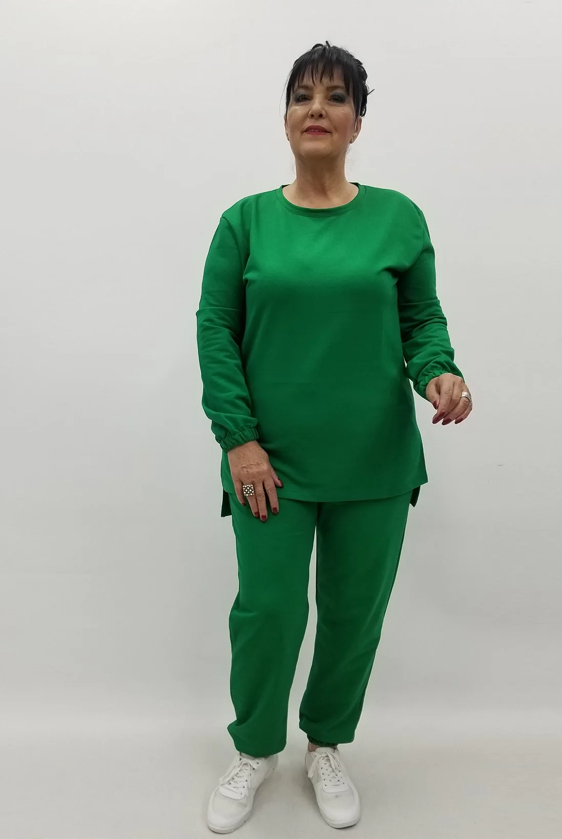 Miraggio Büyük Beden Takım 99659 YEŞİL