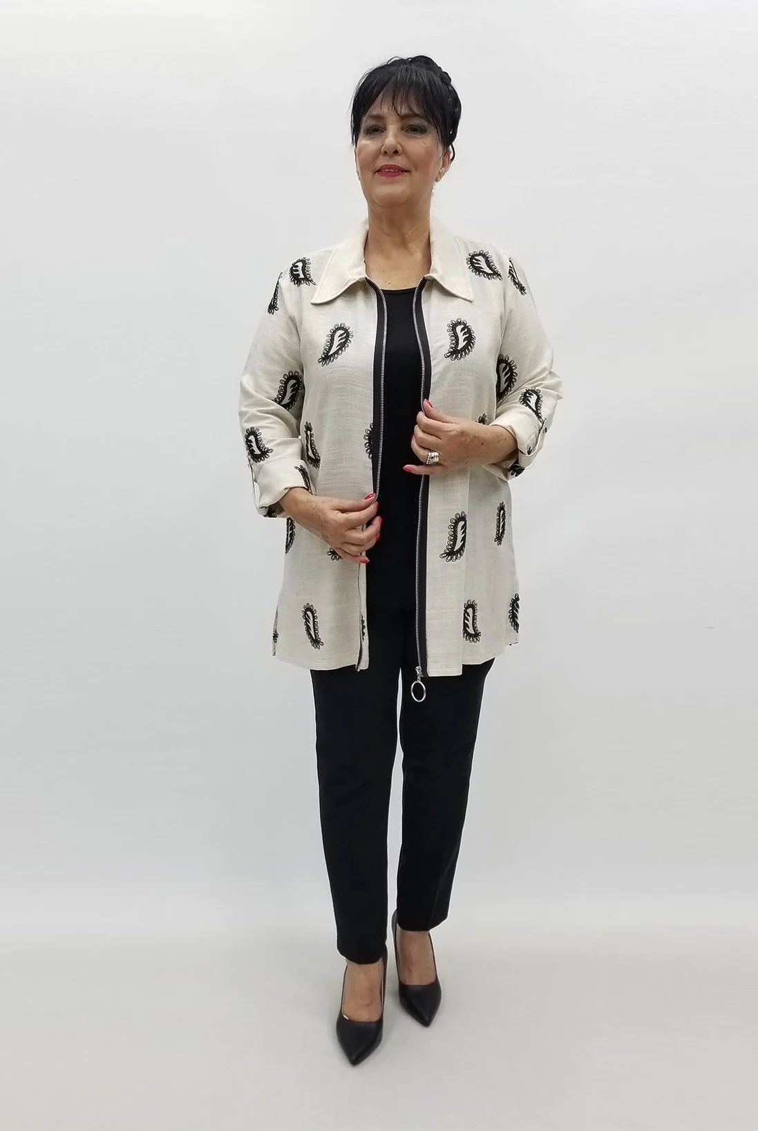 Miraggio Büyük Beden Takım 99737 BEJ