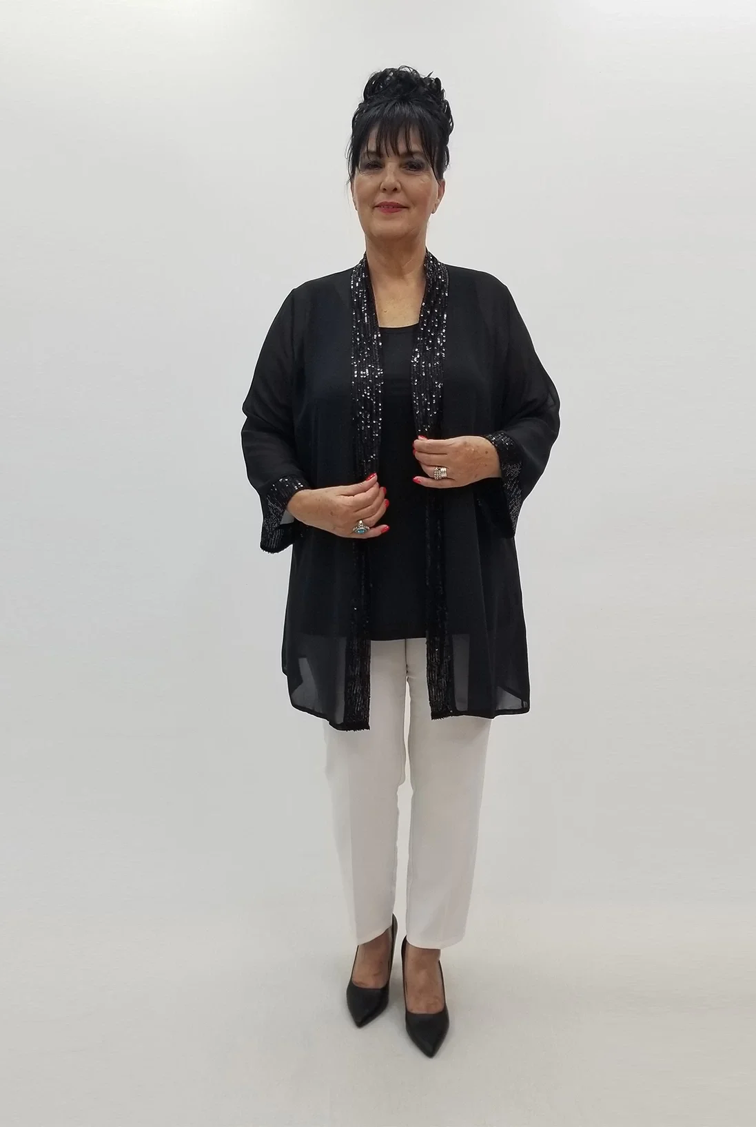 Miraggio Büyük Beden Takım 99784 SİYAH