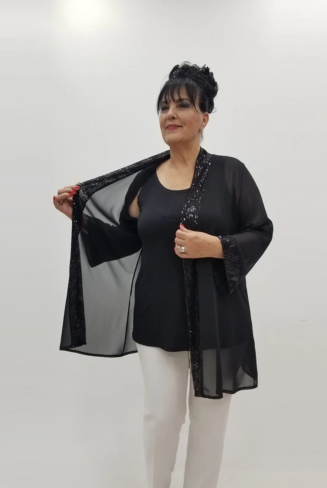 Miraggio Büyük Beden Takım 99784 SİYAH