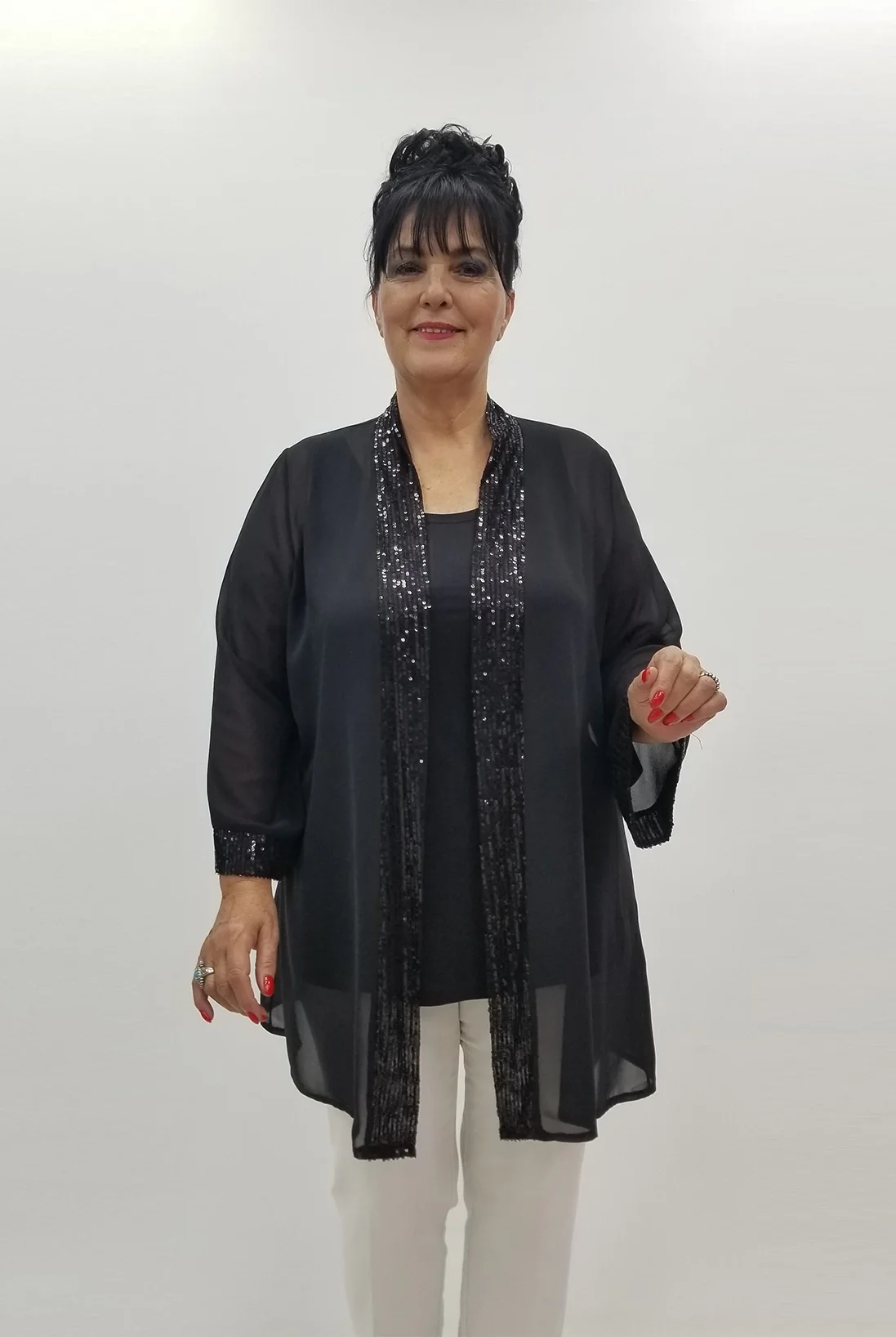 Miraggio Büyük Beden Takım 99784 SİYAH