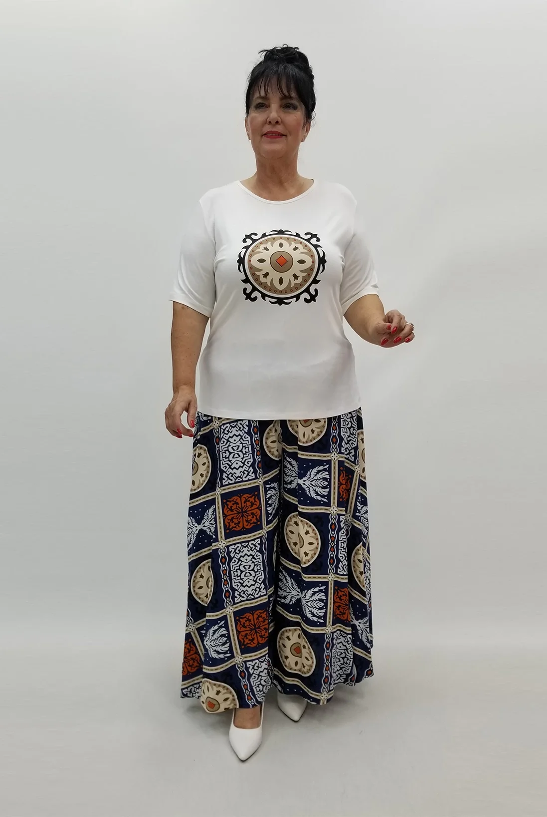 Miraggio Büyük Beden Takım 99790 LACİVERT