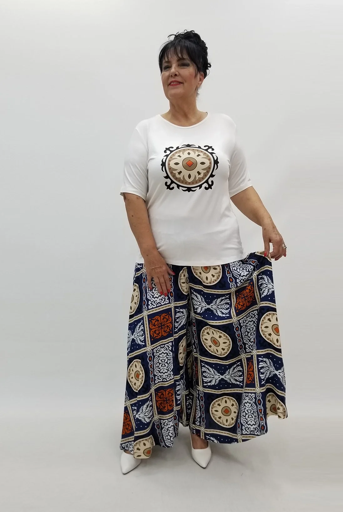 Miraggio Büyük Beden Takım 99790 LACİVERT