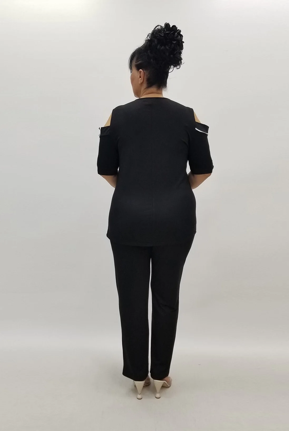 Miraggio Büyük Beden Takım 99864 SİYAH/BEYAZ