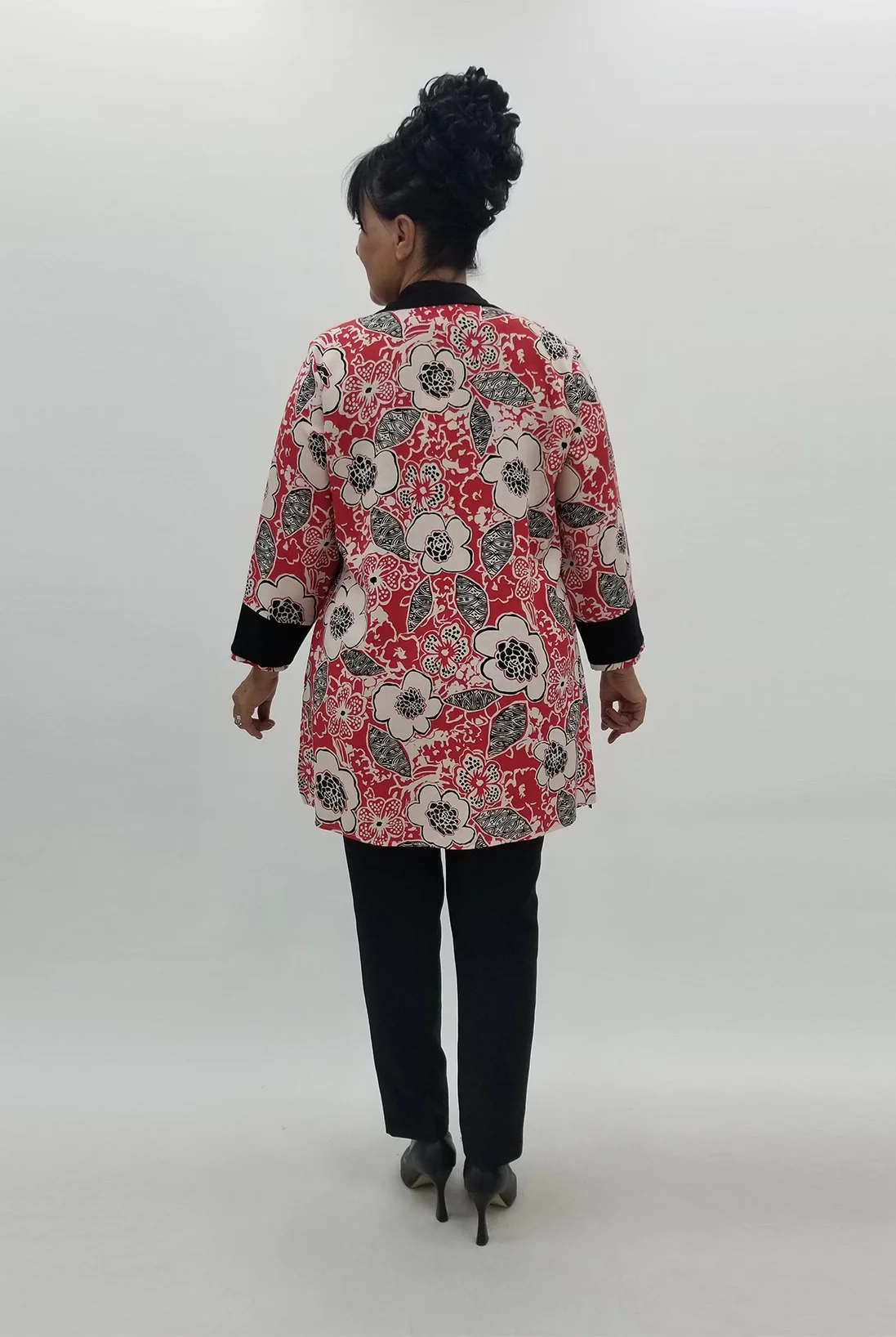 Miraggio Büyük Beden Takım 99912 KIRMIZI/SİYAH