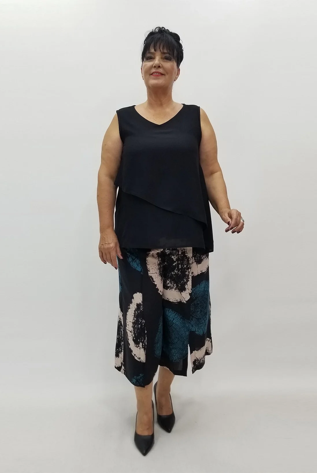 Miraggio Büyük Beden Takım 99927 SİYAH/PETROL