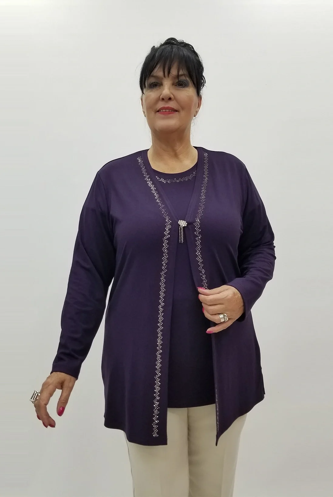 Miraggio Büyük Beden Takım 99981 MOR