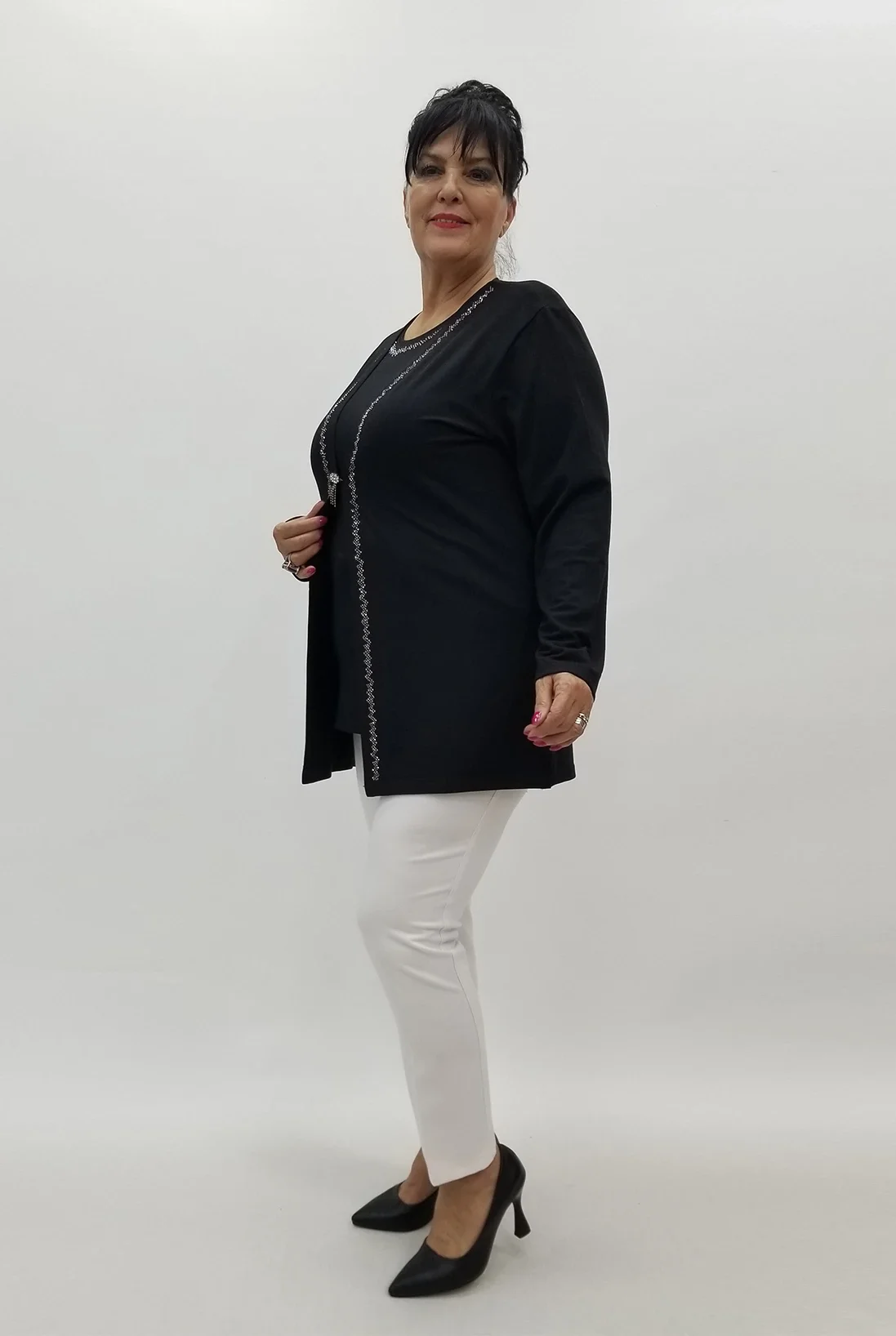 Miraggio Büyük Beden Takım 99981 SİYAH