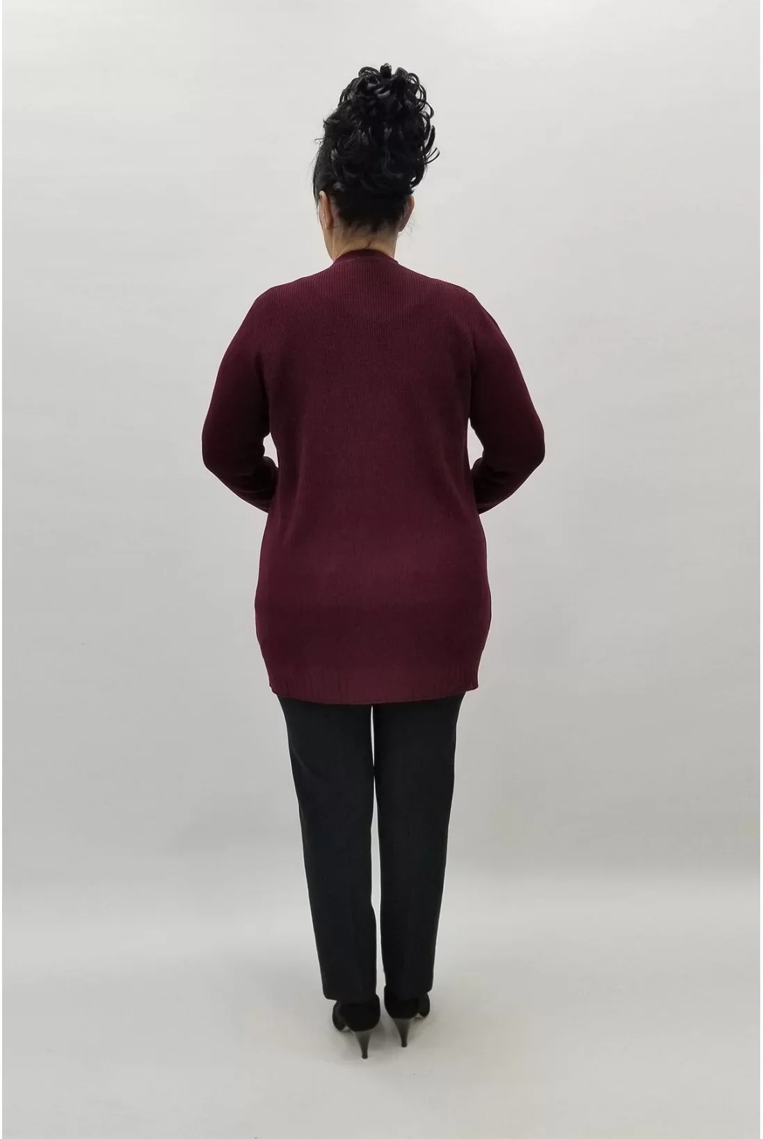 Miraggio Büyük Beden Triko 4000 BORDO