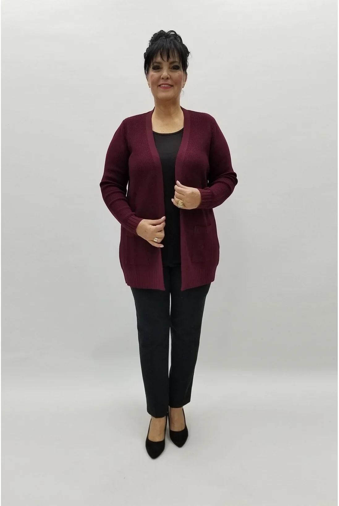 Miraggio Büyük Beden Triko 4000 BORDO