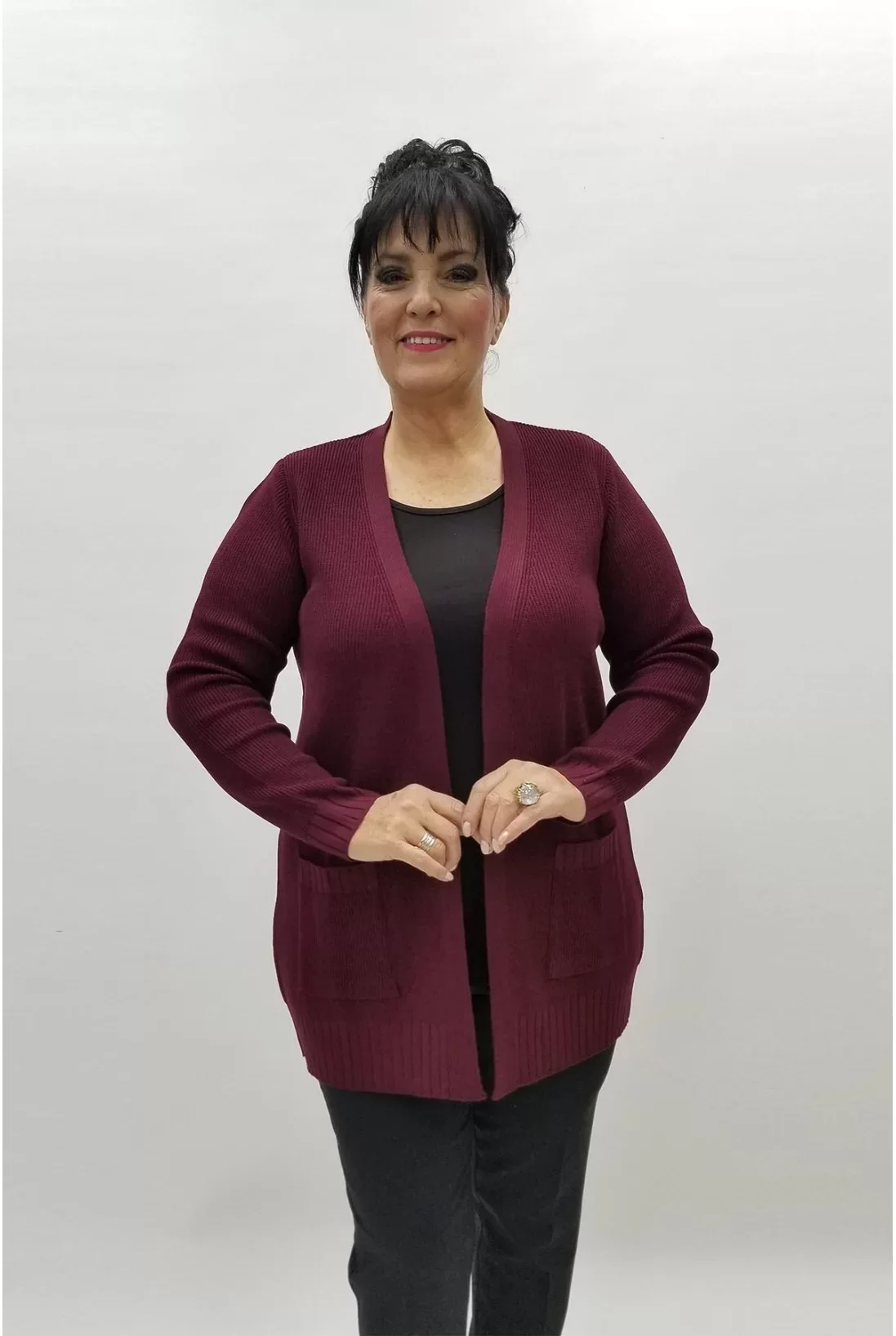 Miraggio Büyük Beden Triko 4000 BORDO