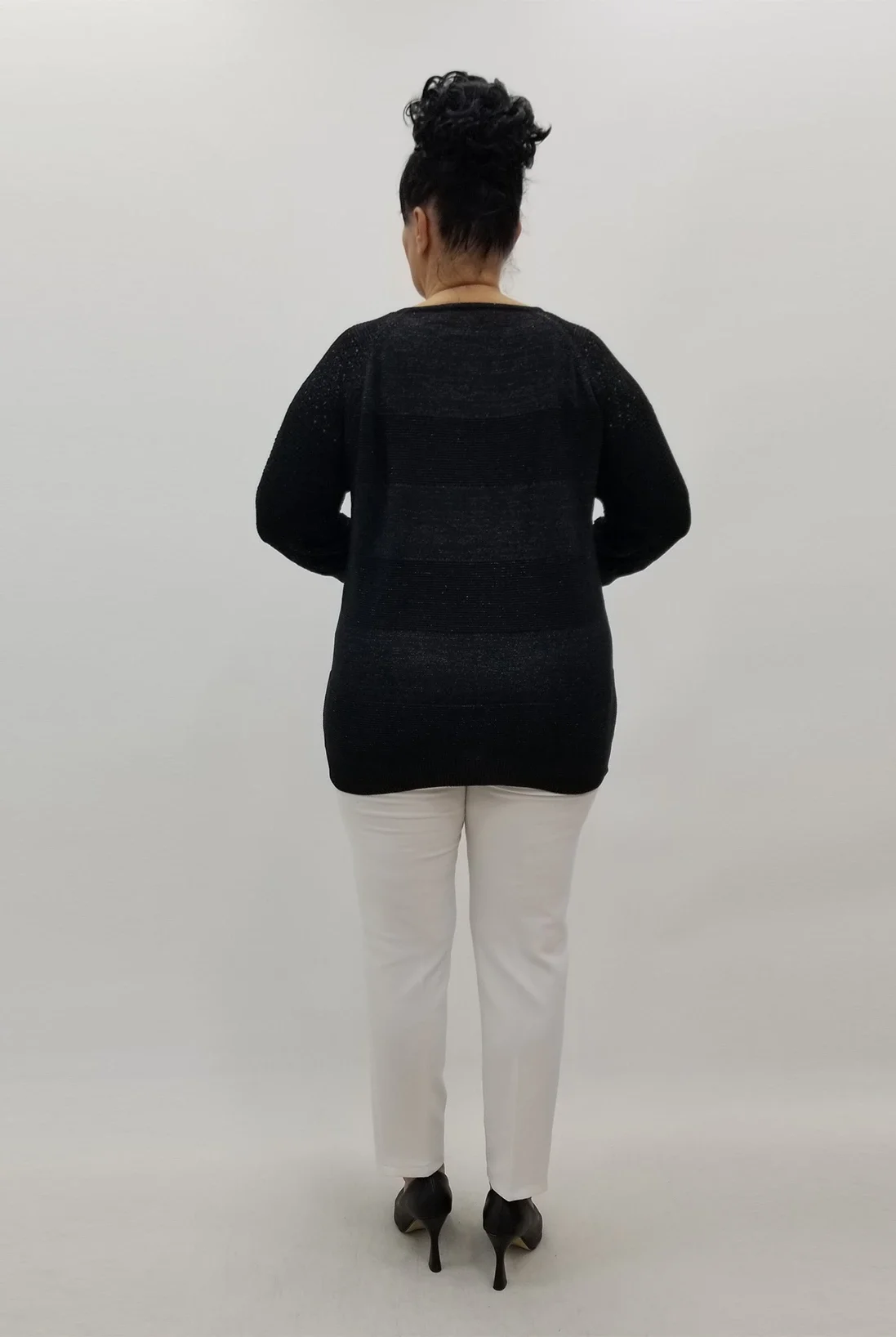 Miraggio Büyük Beden Triko 4046 SİYAH