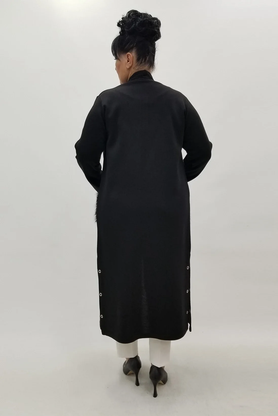 Miraggio Büyük Beden Triko 4053 SİYAH