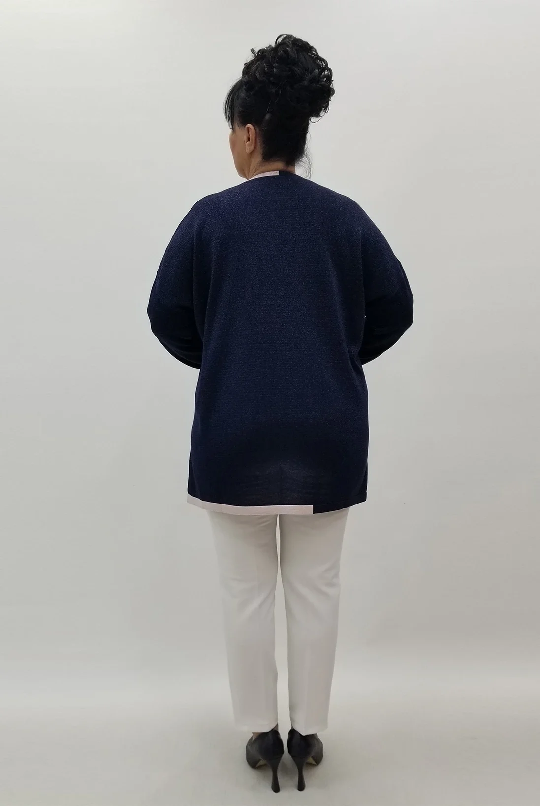 Miraggio Büyük Beden Triko 4104 LACİVERT