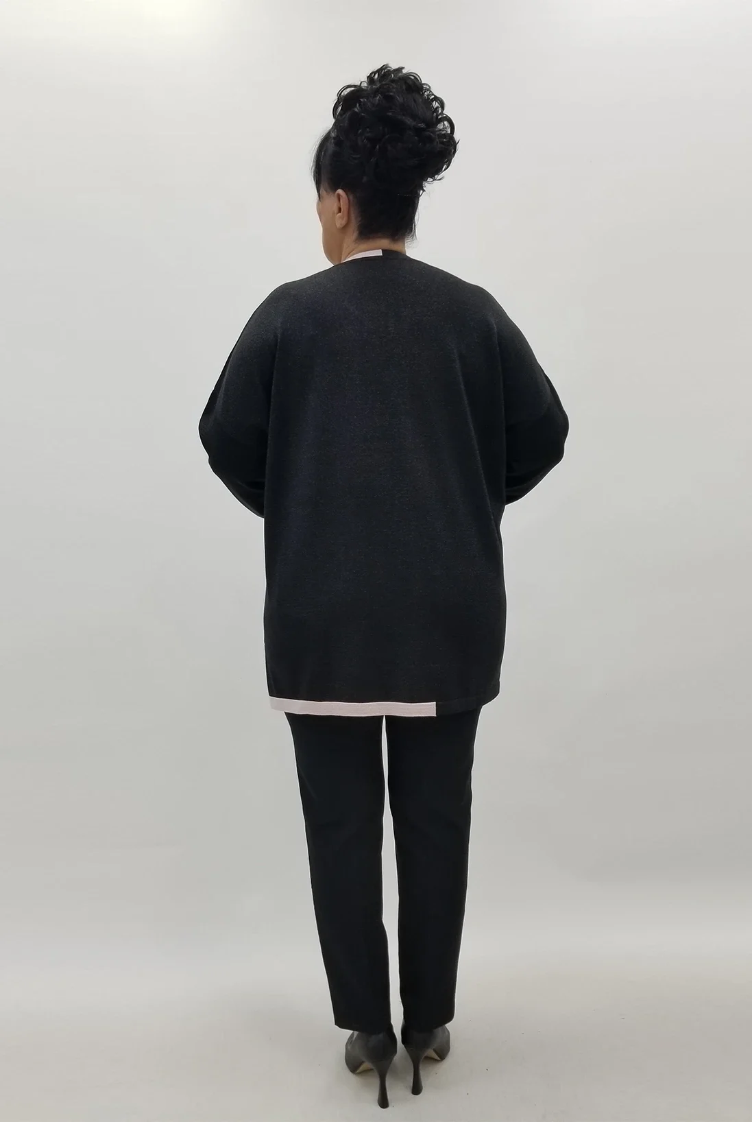 Miraggio Büyük Beden Triko 4104 SİYAH