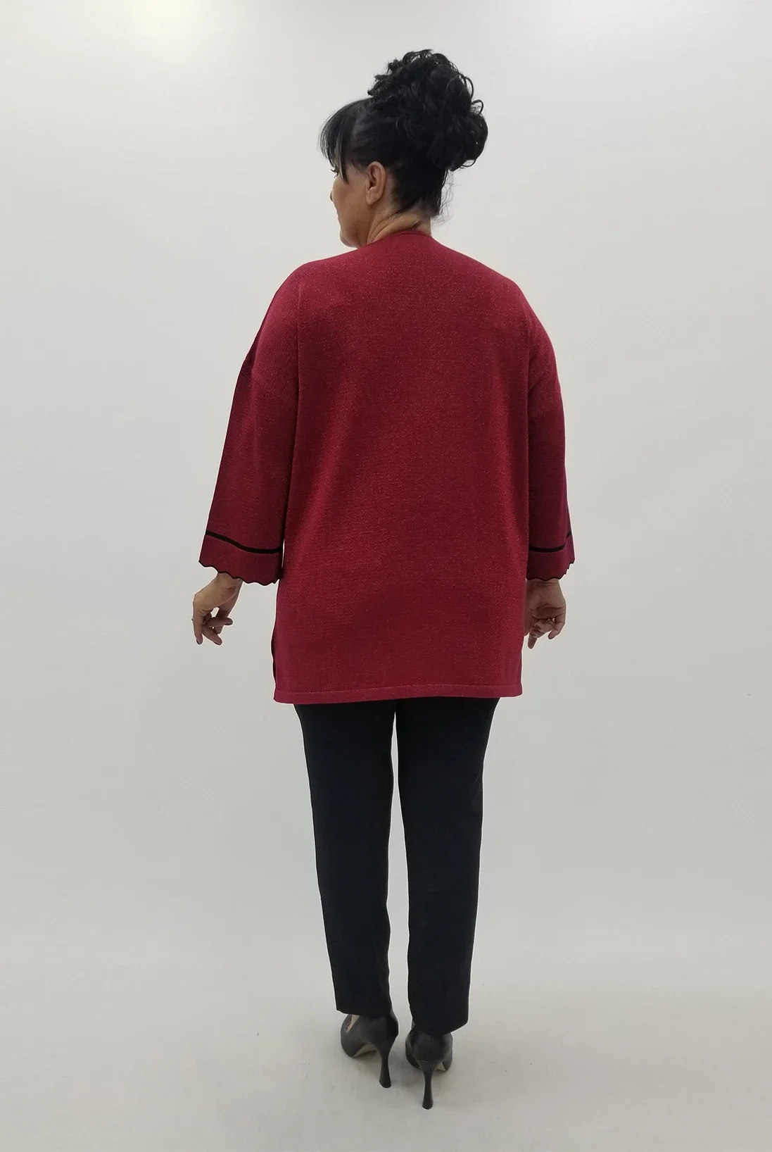 Miraggio Büyük Beden Triko 4105 BORDO