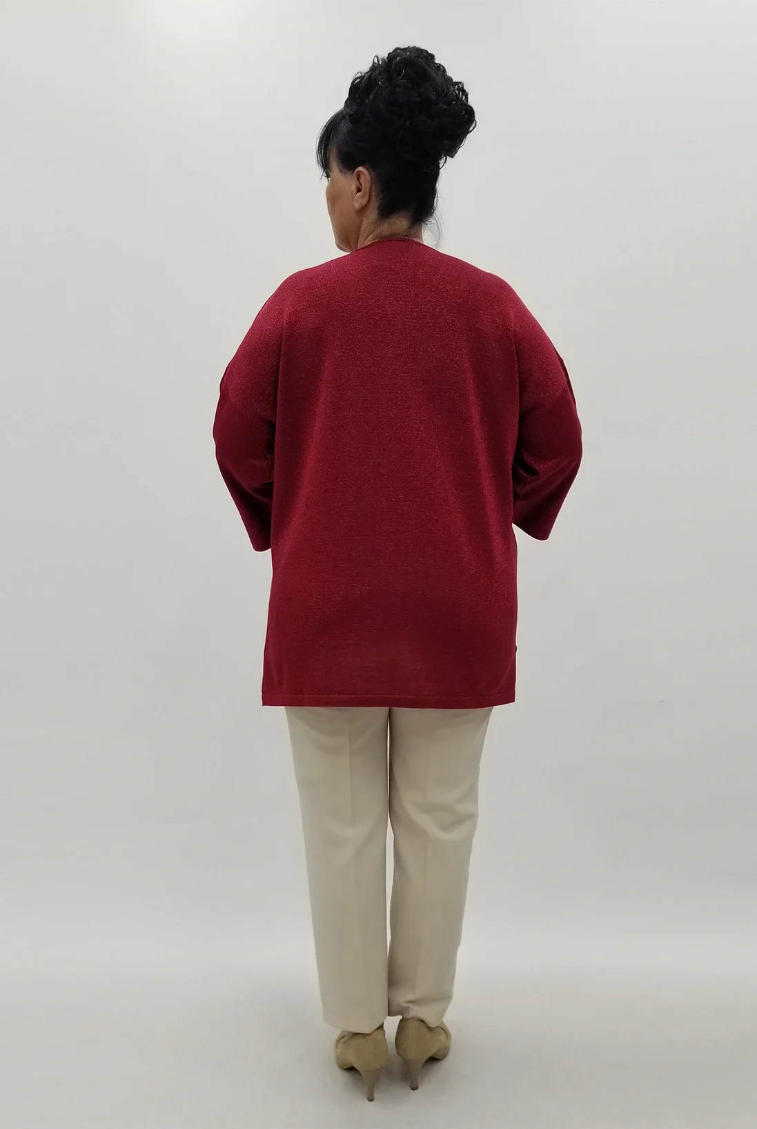 Miraggio Büyük Beden Triko 4106 BORDO