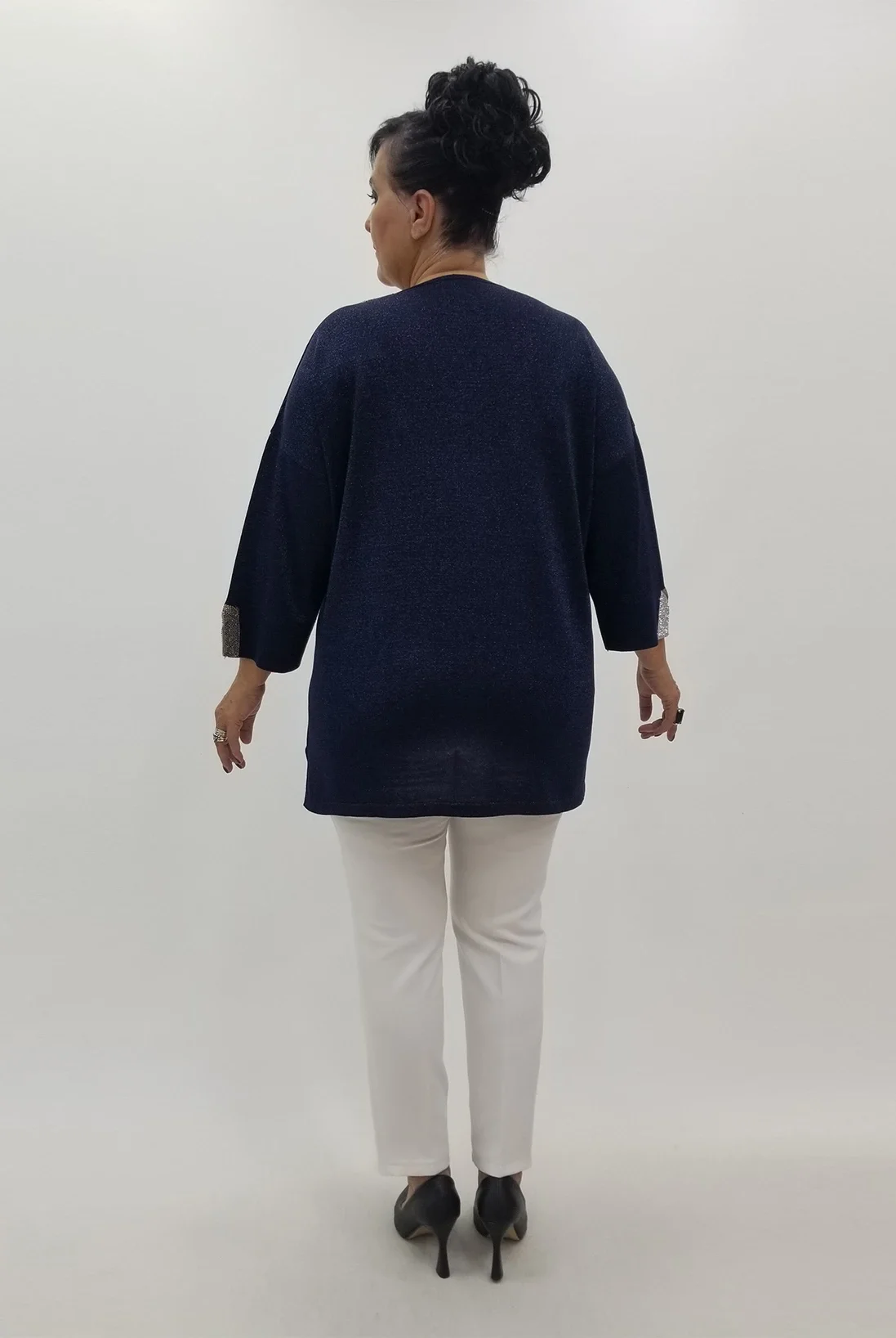 Miraggio Büyük Beden Triko 4106 LACİVERT