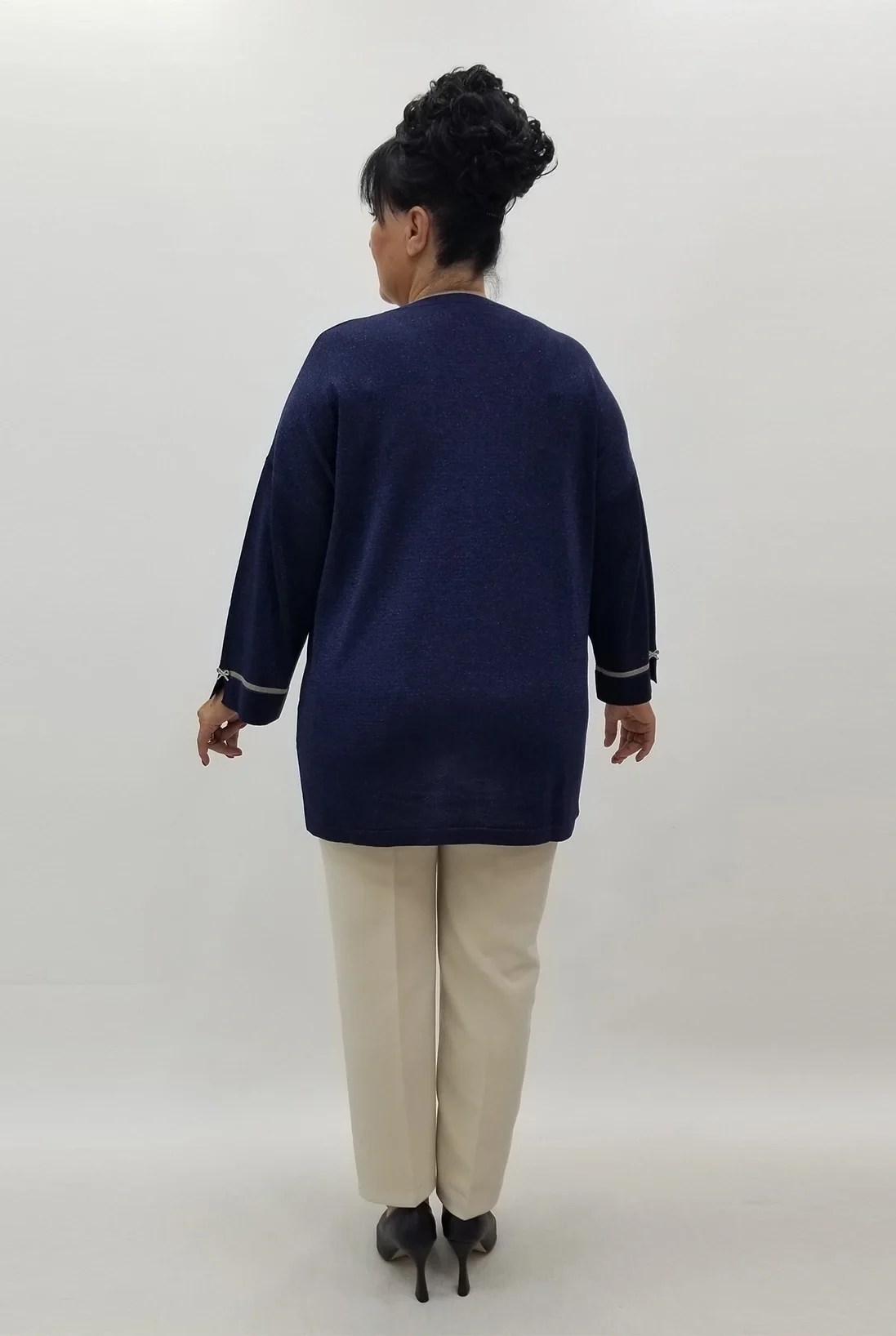 Miraggio Büyük Beden Triko 4107 LACİVERT