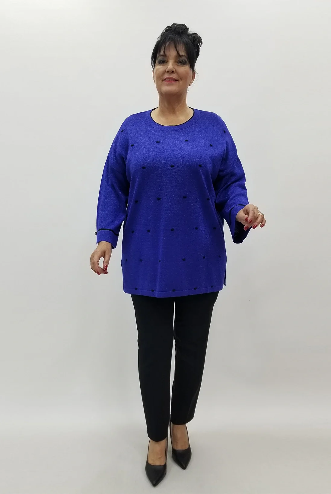 Miraggio Büyük Beden Triko 4107 SAKS