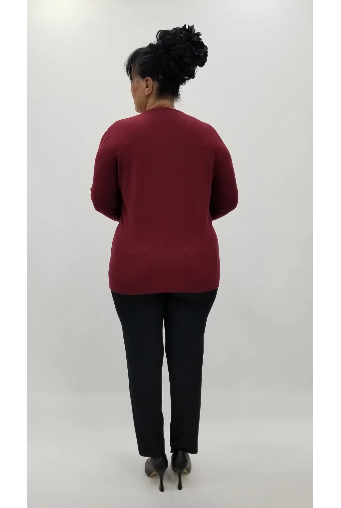 Miraggio Büyük Beden Triko 4322 BORDO