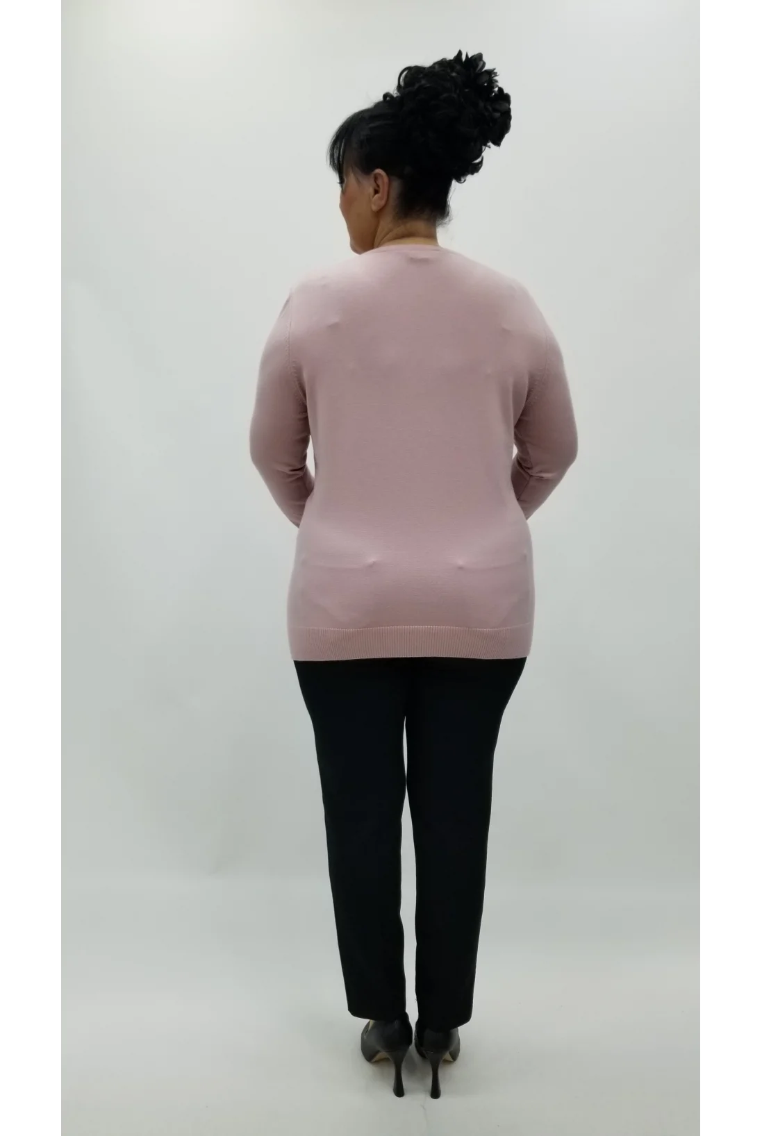 Miraggio Büyük Beden Triko 4322 PUDRA