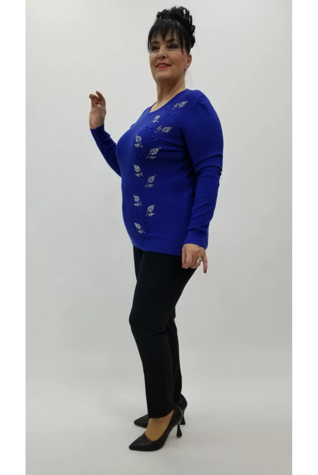 Miraggio Büyük Beden Triko 4322 SAKS