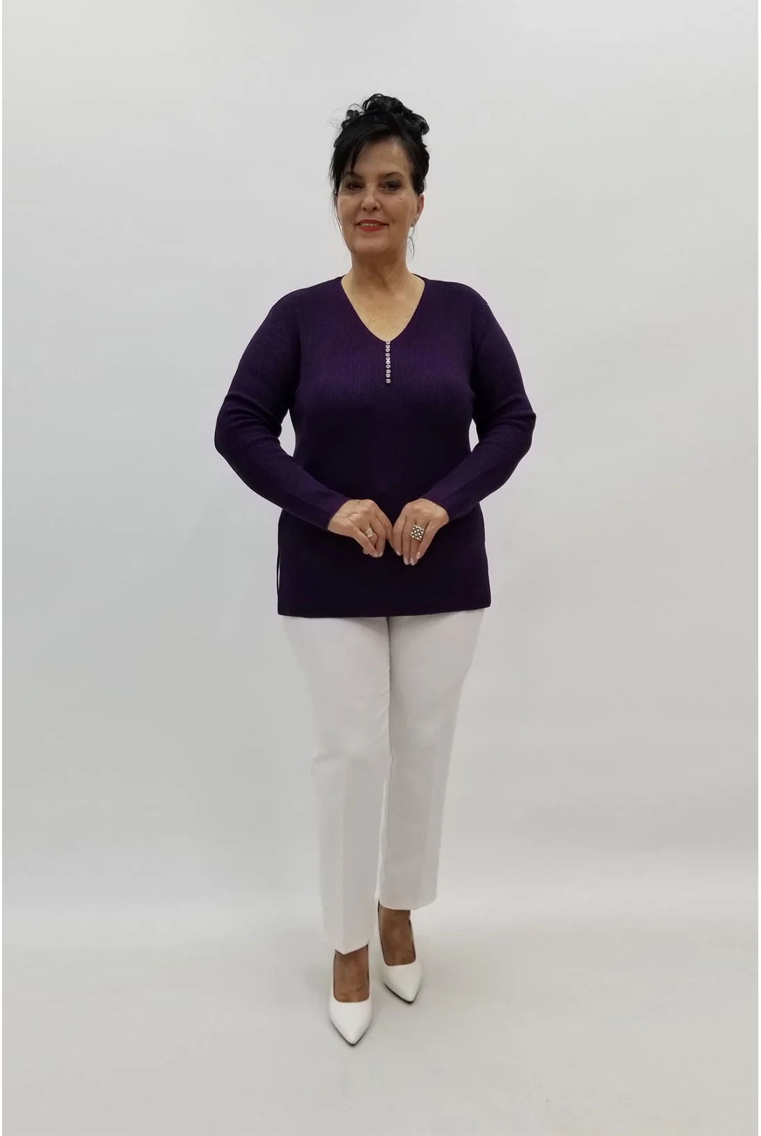 Miraggio Büyük Beden Triko 95820 MOR