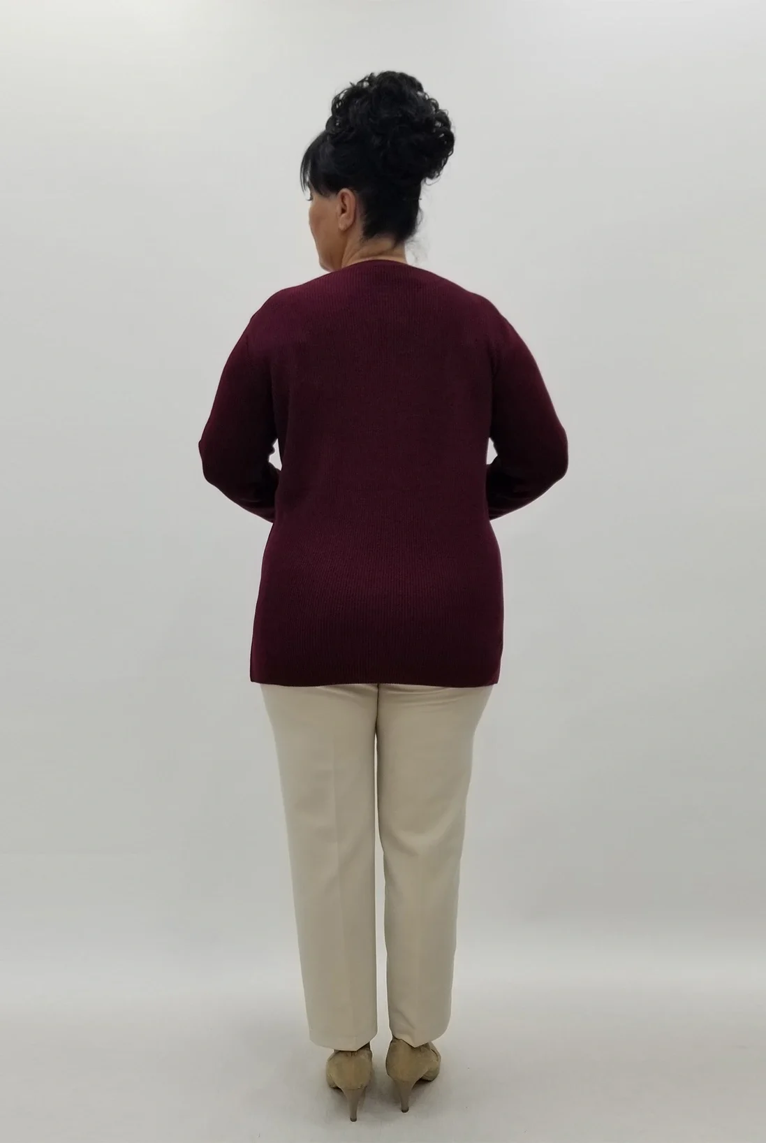 Miraggio Büyük Beden Triko 95914 BORDO