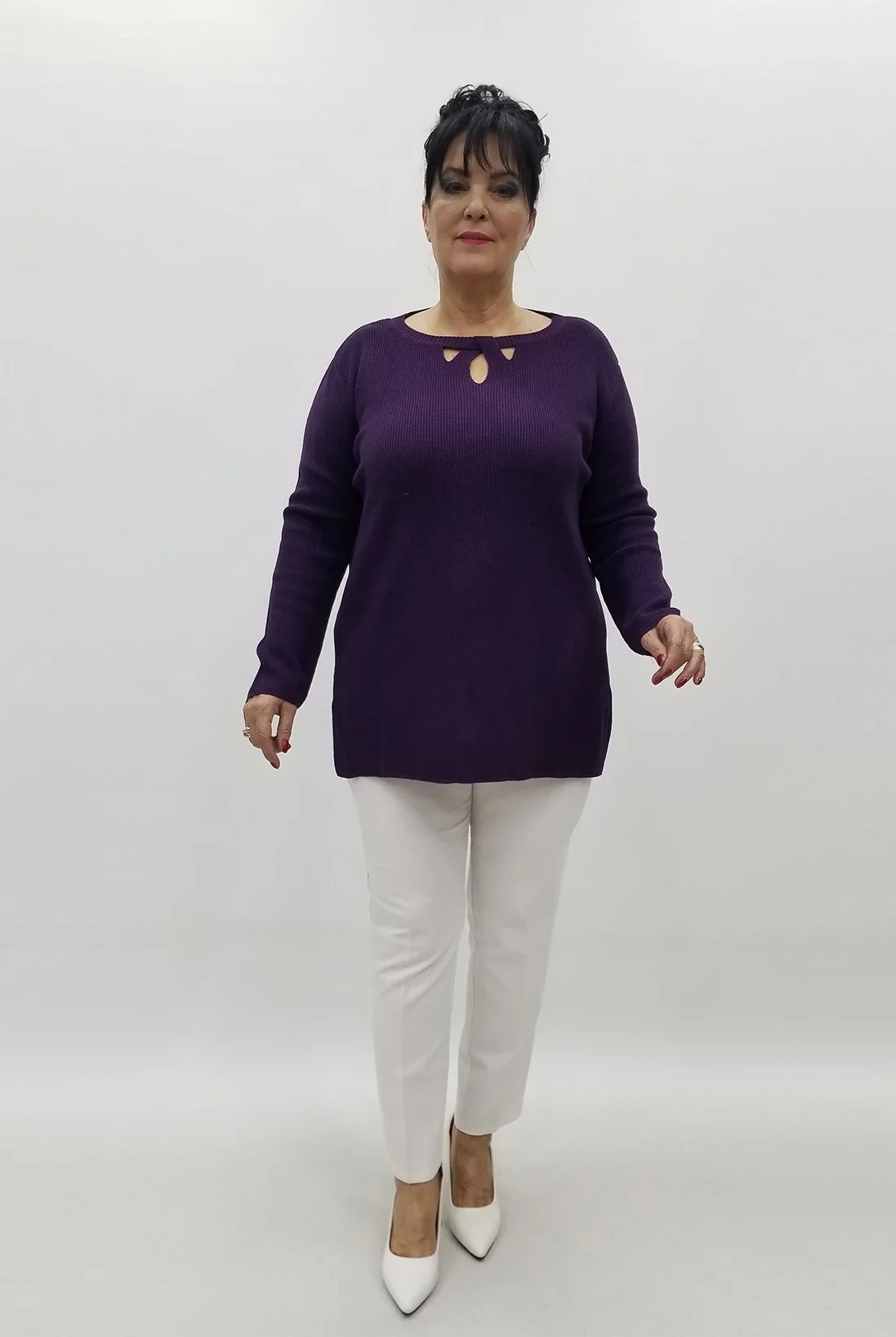 Miraggio Büyük Beden Triko 95914 MOR