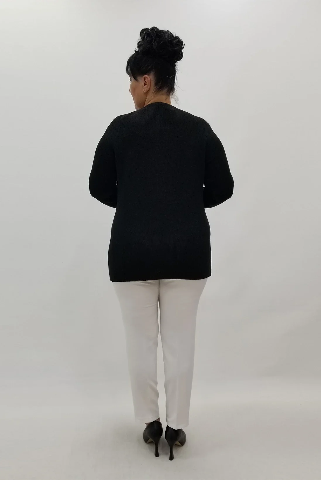 Miraggio Büyük Beden Triko 95914 SİYAH