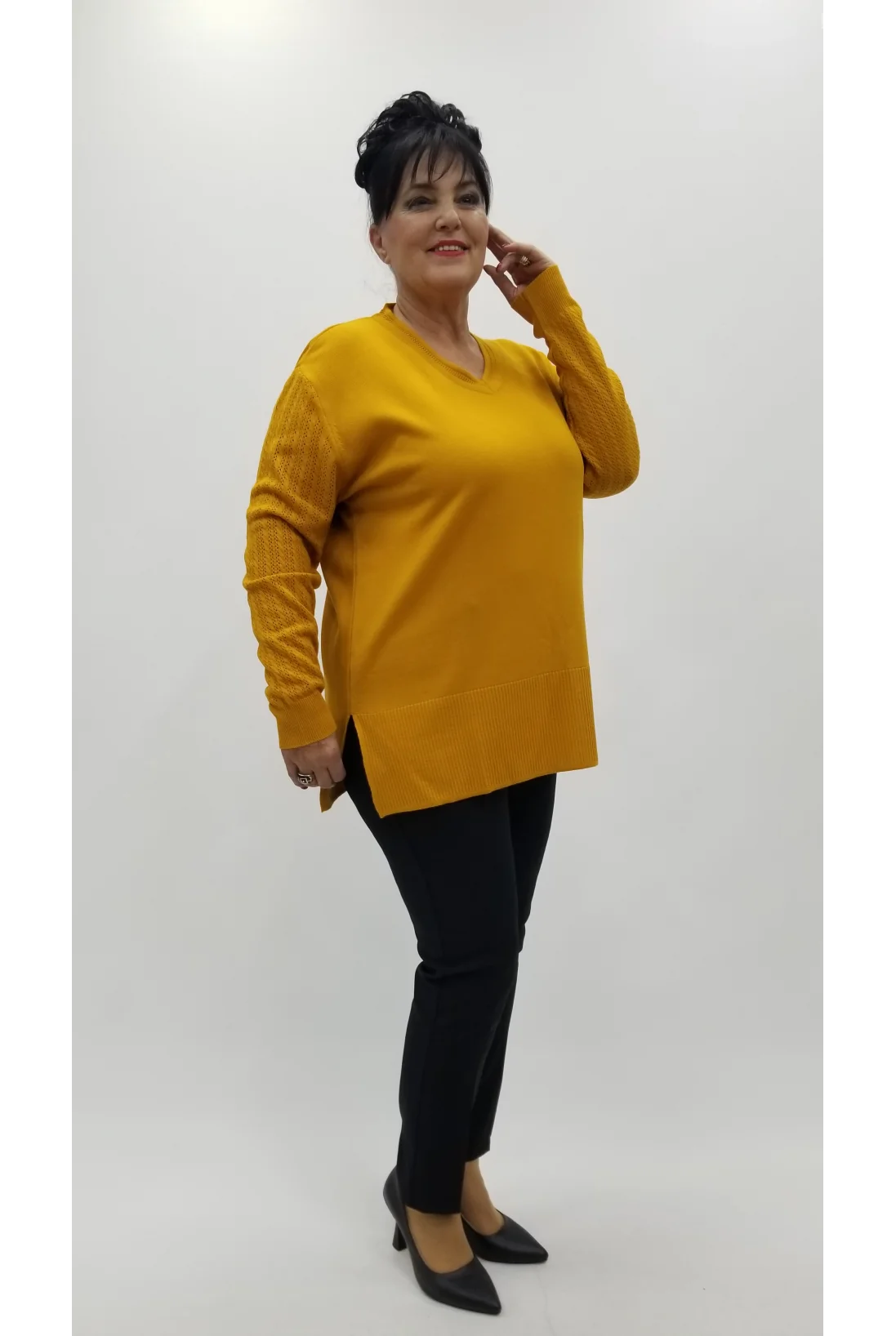 Miraggio Büyük Beden Triko 97142 HARDAL