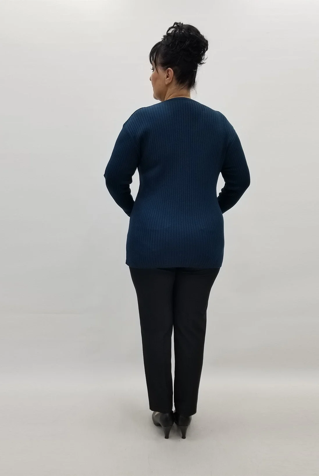 Miraggio Büyük Beden Triko 98326 PETROL