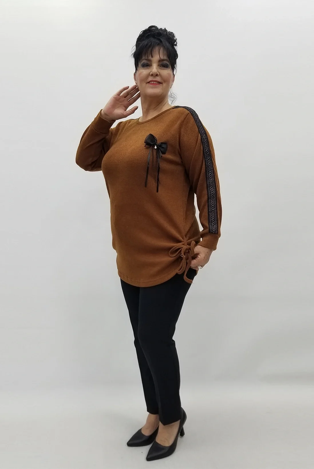 Miraggio Büyük Beden Tunik 4189 TABA